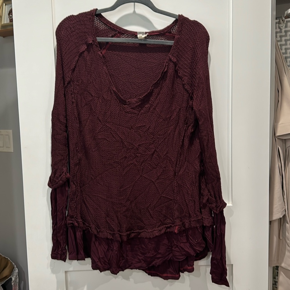 Free people thermal blouse